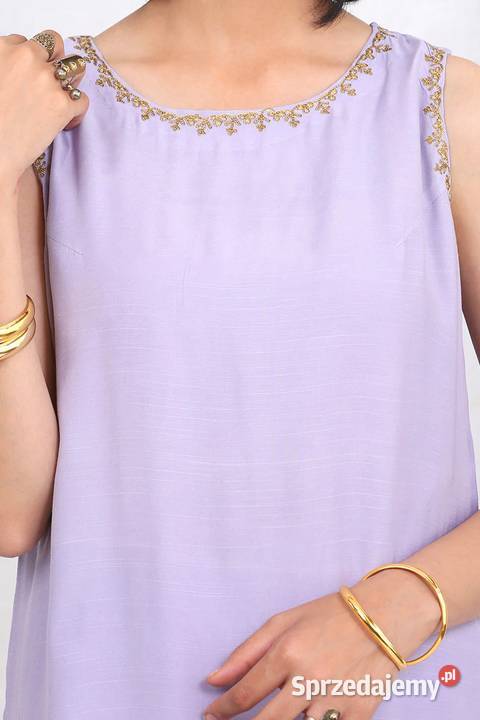 Piękny fioletowy komplet indyjski XXL 44 3XL 46 Szczecin sprzedam