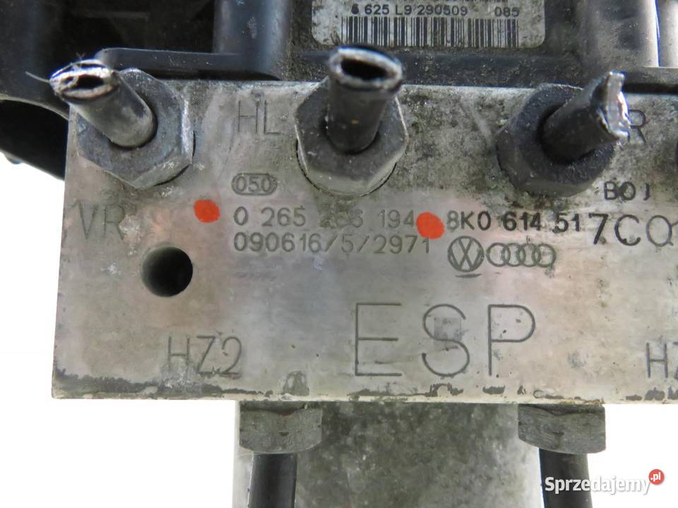 POMPA ABS AUDI A4 B8 8K0907379AL 0265236194 osobowe