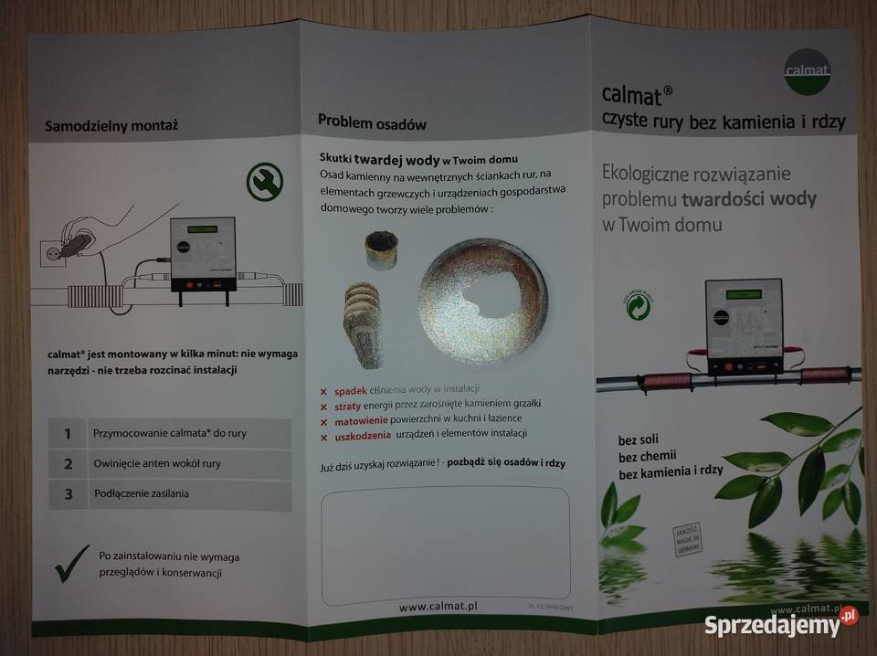 uzdatniacz wody calmat Poznań sprzedam