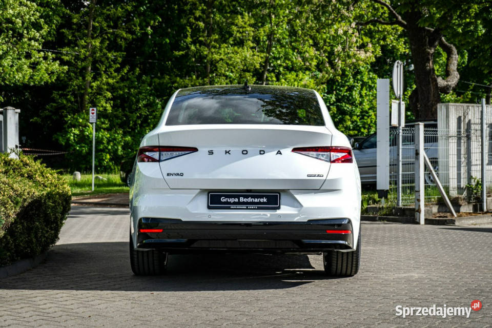 koda Enyaq Coupe Sportline 85 82 kWh 285 czujnik deszczu Łódź