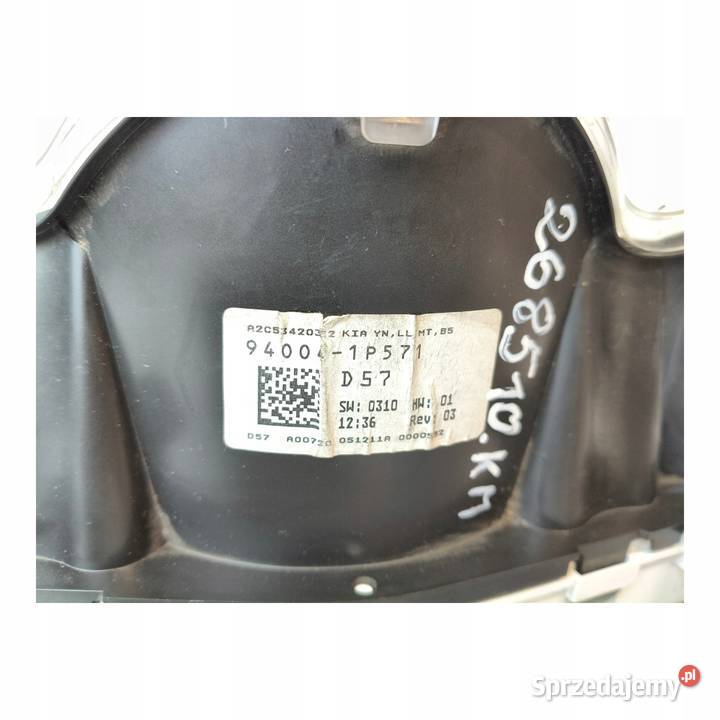 LICZNIK ZEGARY 940041P571 Kia Venga 14 CRDI Liczniki i zegary Liczniki i zegary Chełm