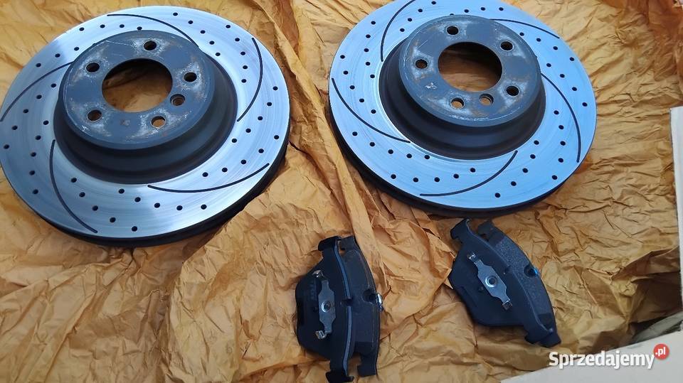 Tarcze klocki hamulcowe bmw e90 348x30mm 330i Układ hamulcowy łódzkie Pęczniew
