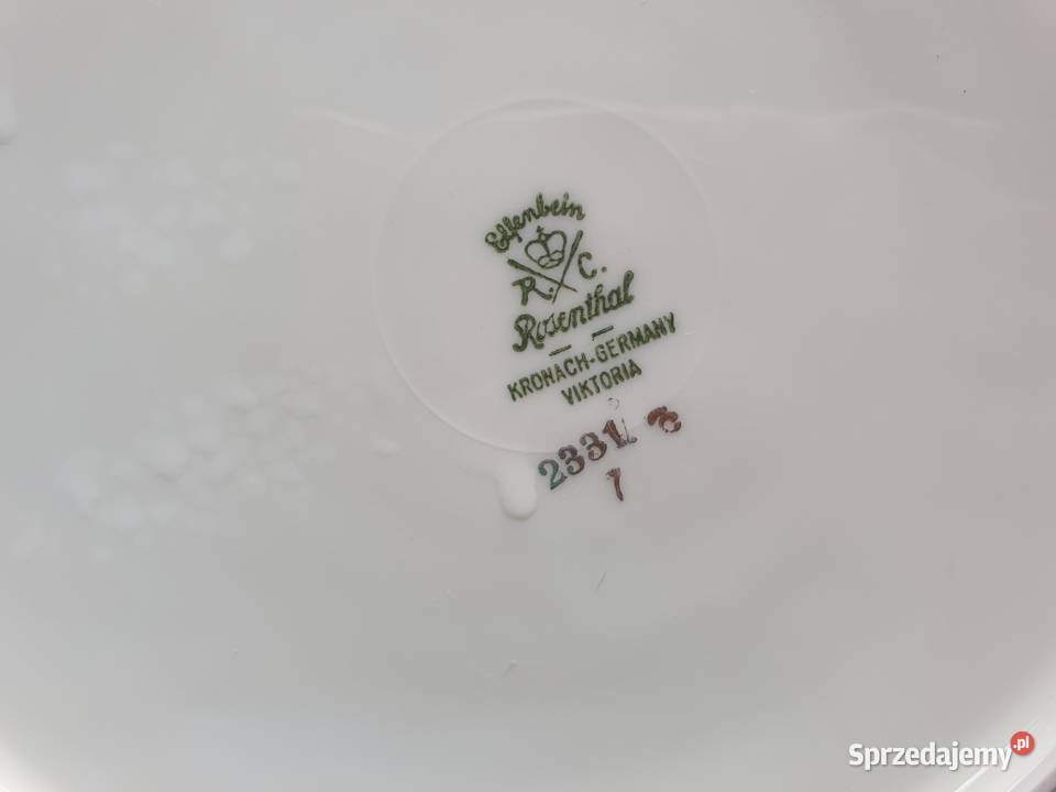 Rosenthal viktoria półmisek i dwie miski Porcelana i szkło Myszków