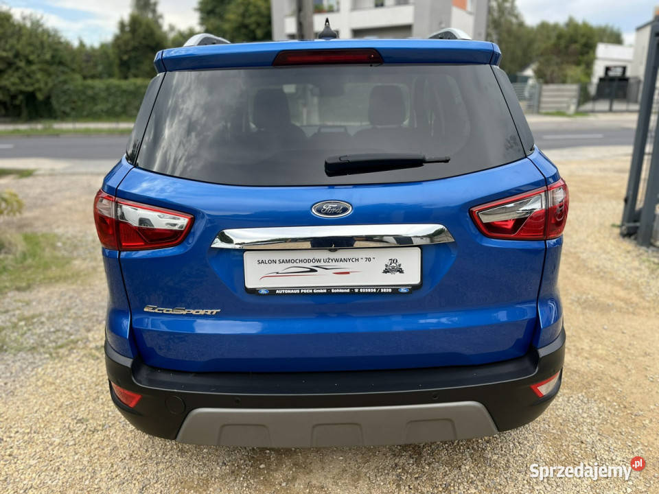 Ford EcoSport 10 Grzane Skóry Kamera Czujniki serwisowany w ASO EcoSport śląskie Częstochowa