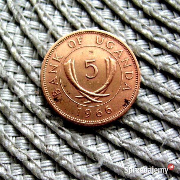 Uganda 5 Cent 1966r Kalisz sprzedam