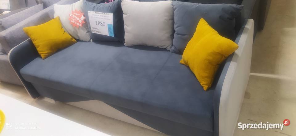 KANAPA NA SPRĘŻYNACH Z DUŻĄ POWIERZCHNIĄ SPANIA 210cm Toruń