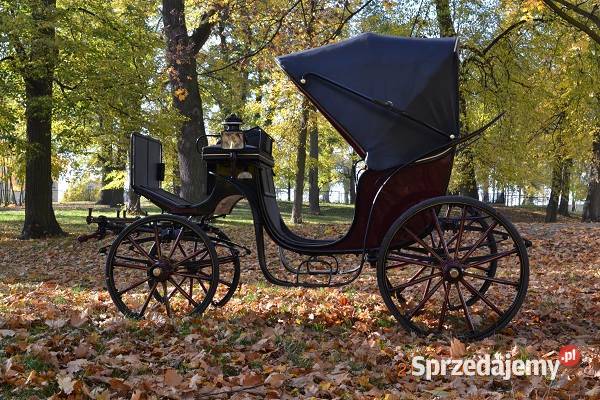 Powoz konny zabytkowy Victora kooperacja Antyki Góra Puławska