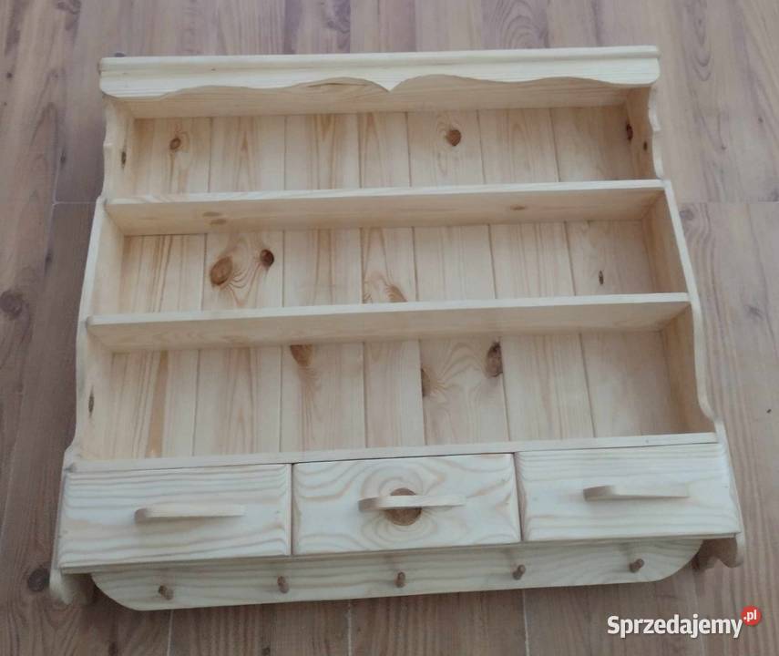 Piękne rustykalne półki kuchenne Grójec