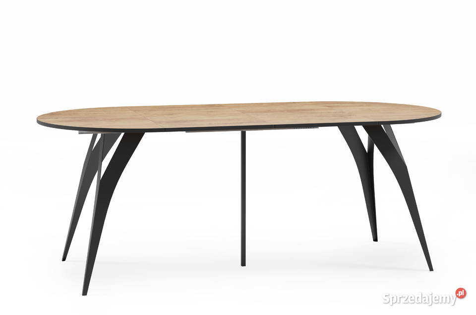 Owalny stół rozkładany Amaya różne rozmiary i Stoliki kawowe i ławy Tarchały Małe