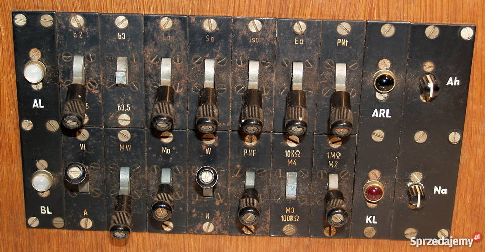 Przedwojenna centralka telefo Kleiner Prufschr Antykwariat Pogórska Wola