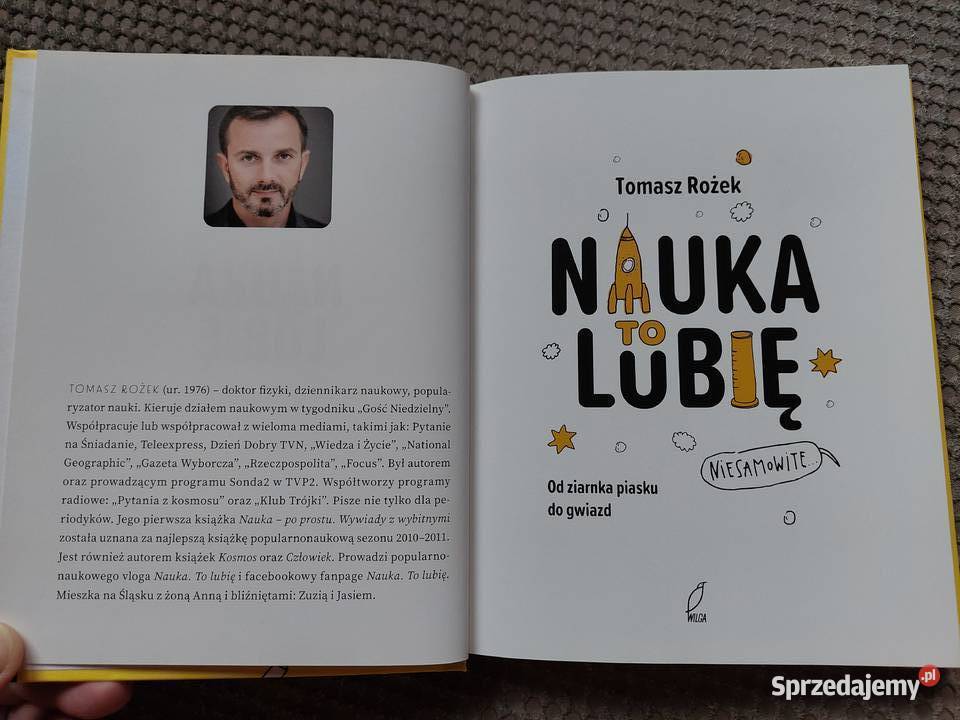 Tomasz Rożek Nauka to lubię ziarnka piasku do Rok wydania 2020 Kraków
