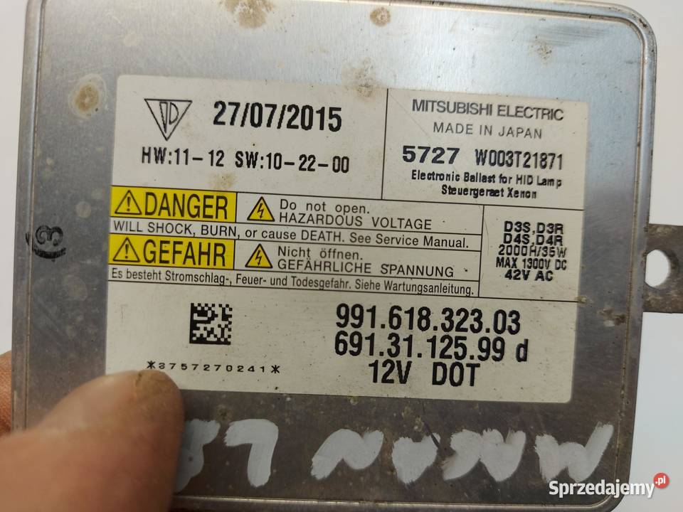 PORSCHE MACAN 95B Przetwornica lampy przód lewa osobowe