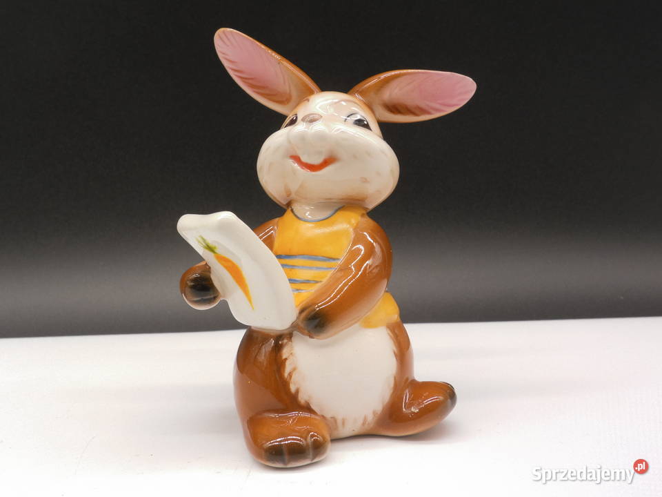 Figurka królika Goebel Rabbit śpiewak z nutami Raszków