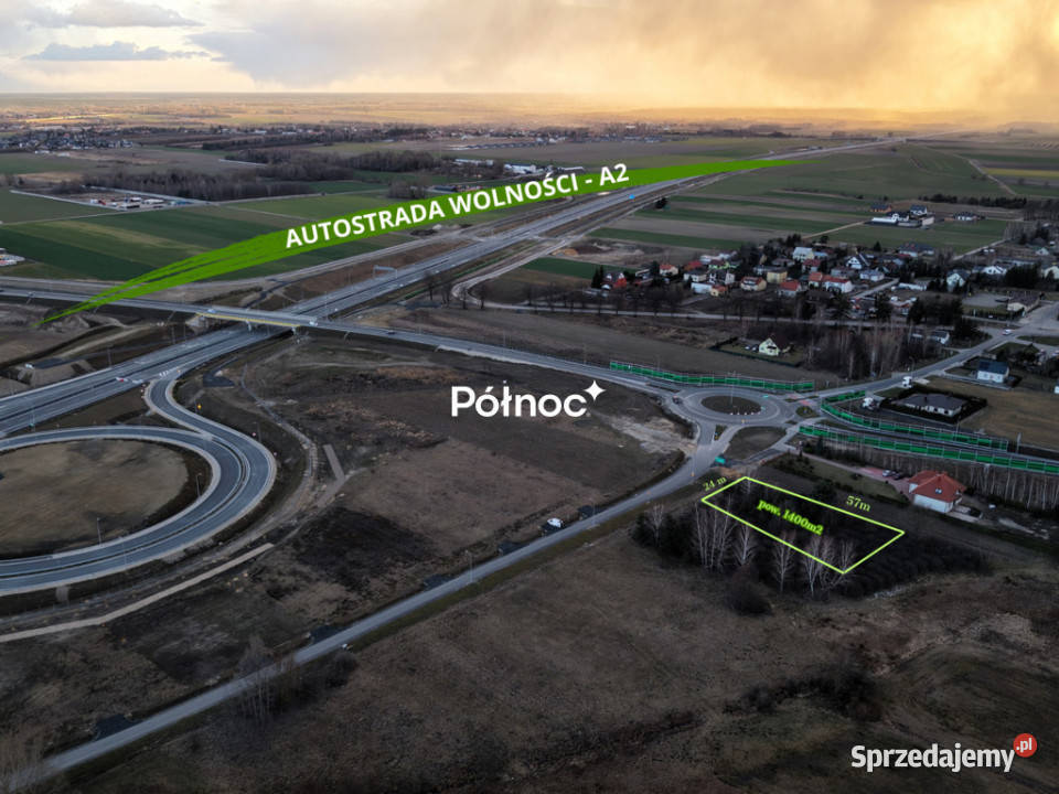 Działka budowlana w Ciciborze Dużym 1400m2 Sprzedaż Cicibór Duży