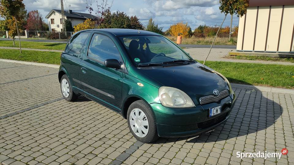 Toyota Yaris 10 VVTI 2001r Klima stan techniczny Yaris Motoryzacja Brześć Kujawski