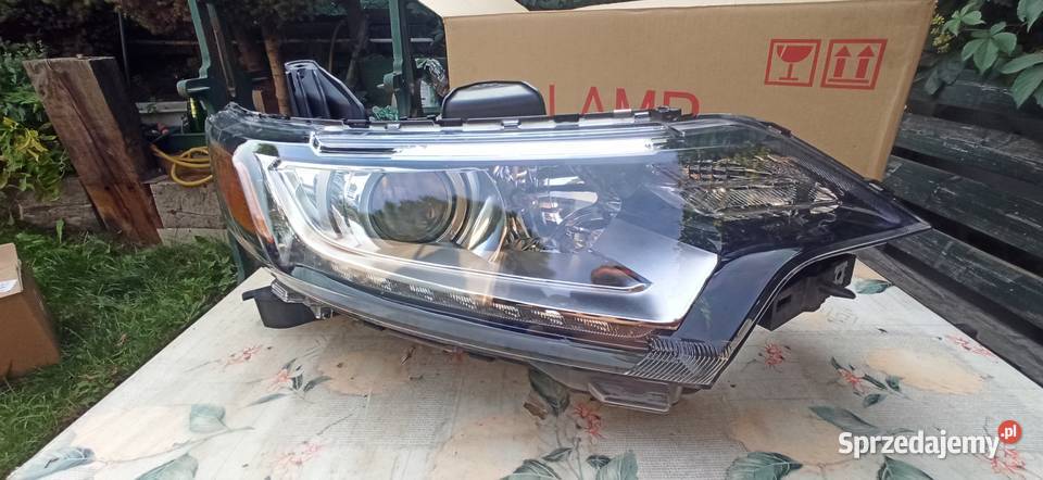 lampy przód soczewka LED Mitsubishi Qautlander Strzegom