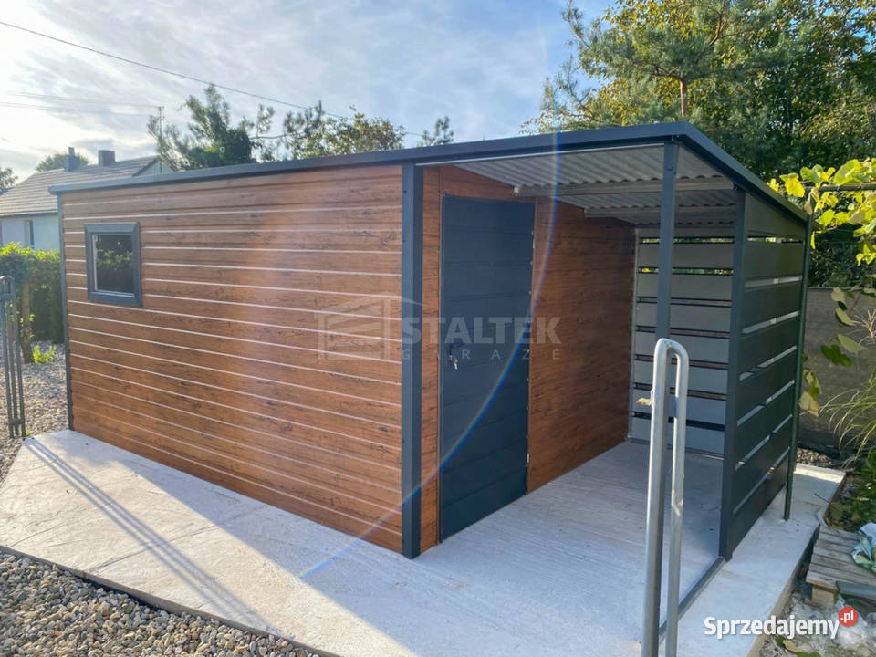 Schowek Domek ogrodowy 4x2m wiata 15m drzwi okno pomorskie Gdynia sprzedam