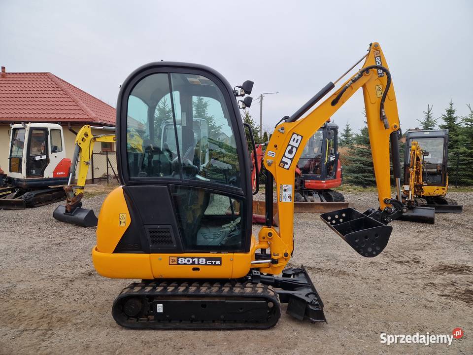 Minikoparka JCB 8018 CTS 2017r 1900mtg rozsuwane
