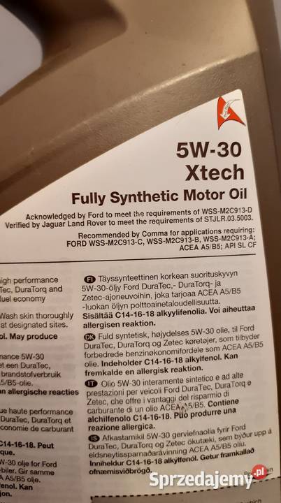 Comma Xtech 5w30 ford dolnośląskie Wrocław