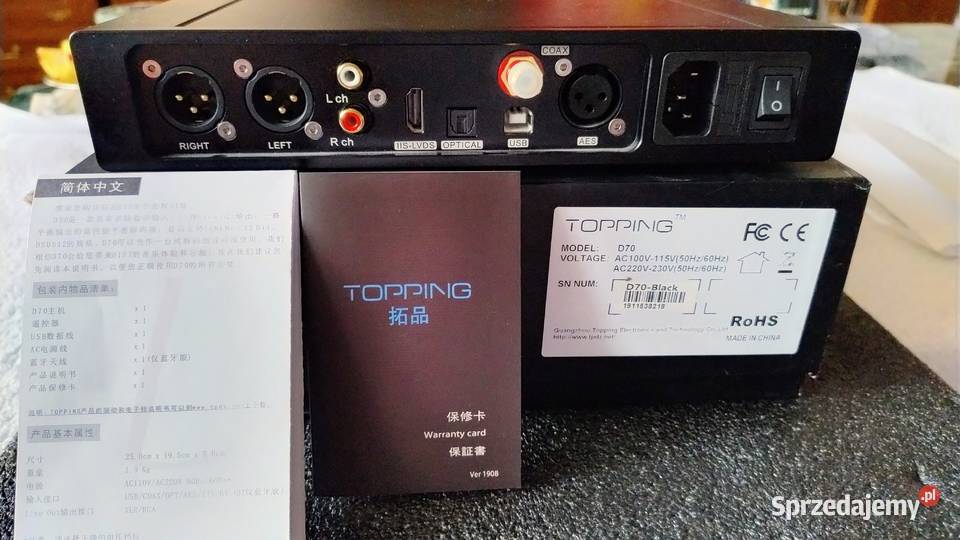 Topping D70 Pszczyna