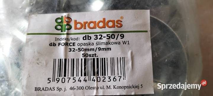 Opaska ślimakowa Bradas 25409mm Żagań