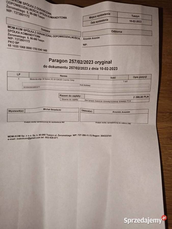 Motorola edge 30 fusion Biesowice