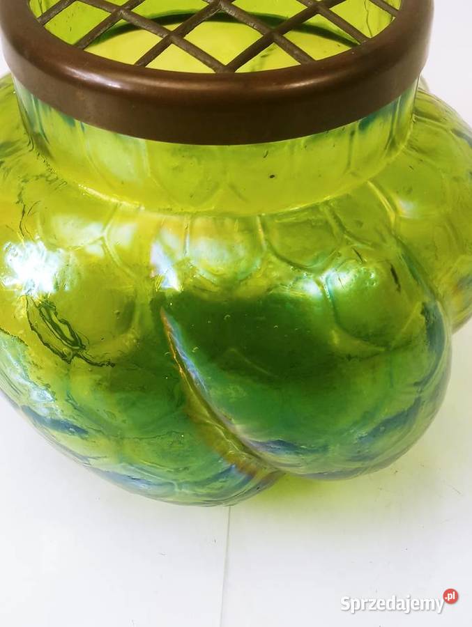 Loetz Wazon Szkło Lotz Plaster Miodu Nowa Sól