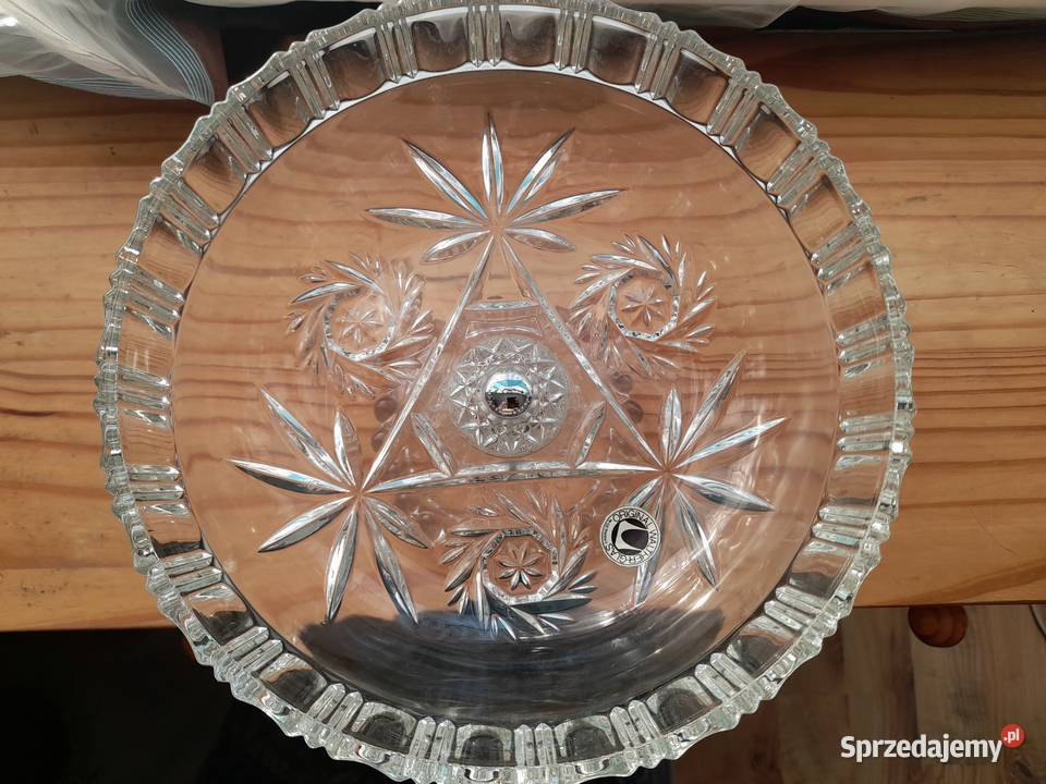 Kryształowa Patera WaltherGlas Kostrzyn nad Odrą