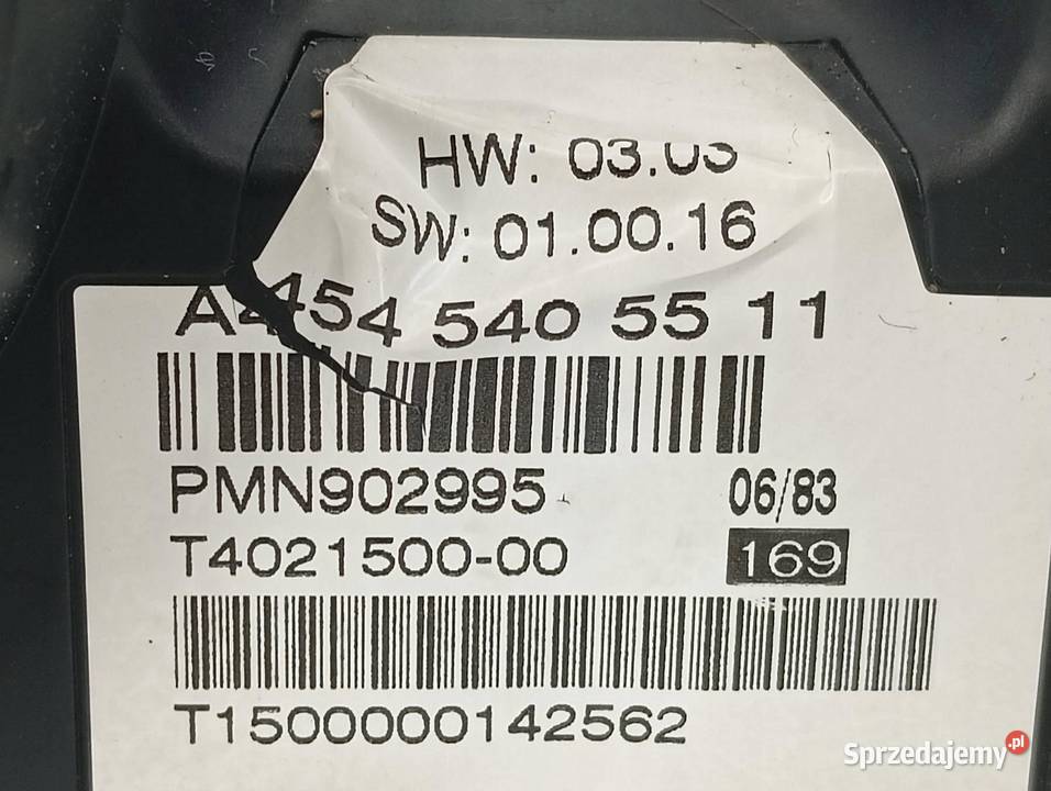 LICZNIK A4545405511 15 B Smart Forfour I