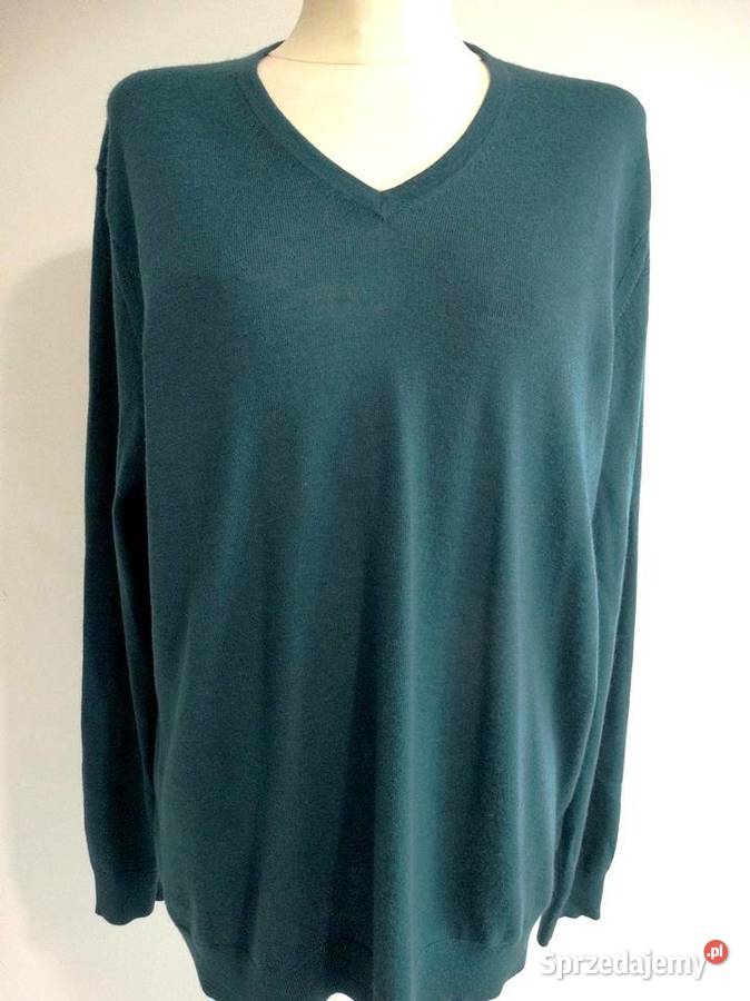 Sweter Męski Wełniany 100 Wełna Merino Fine podlaskie