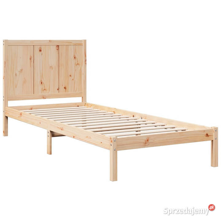 Dłuższe łóżko bez materaca lite drewno 100x210 Warszawa sprzedam
