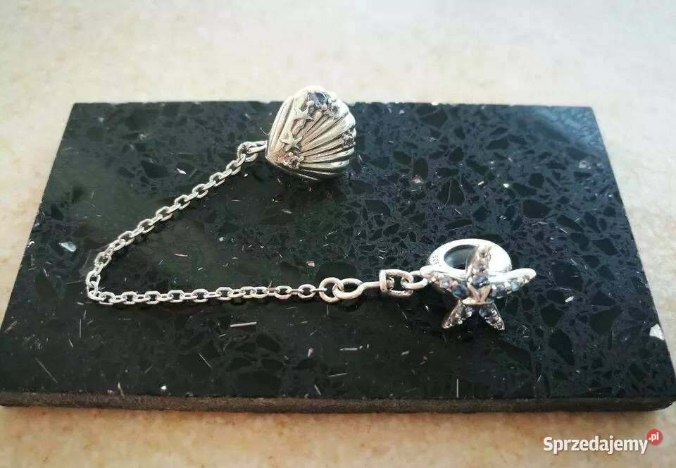 Pandora Charm łańcuszek koralik muszla Warszawa