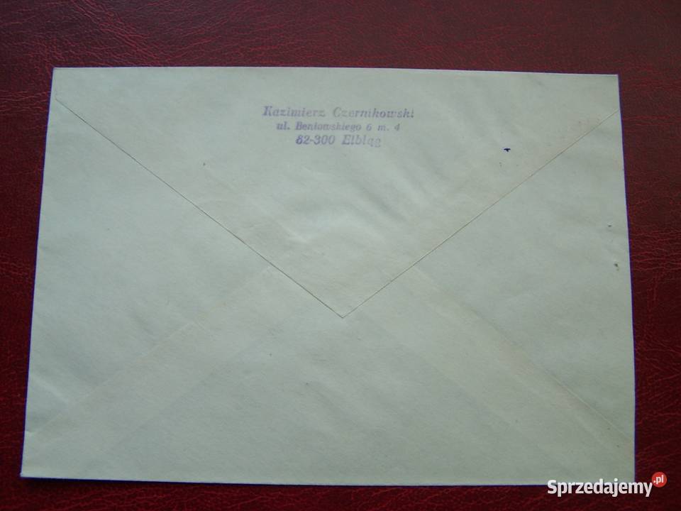 Polska Koperta ze stemplem OCENZUROWANO Stan
