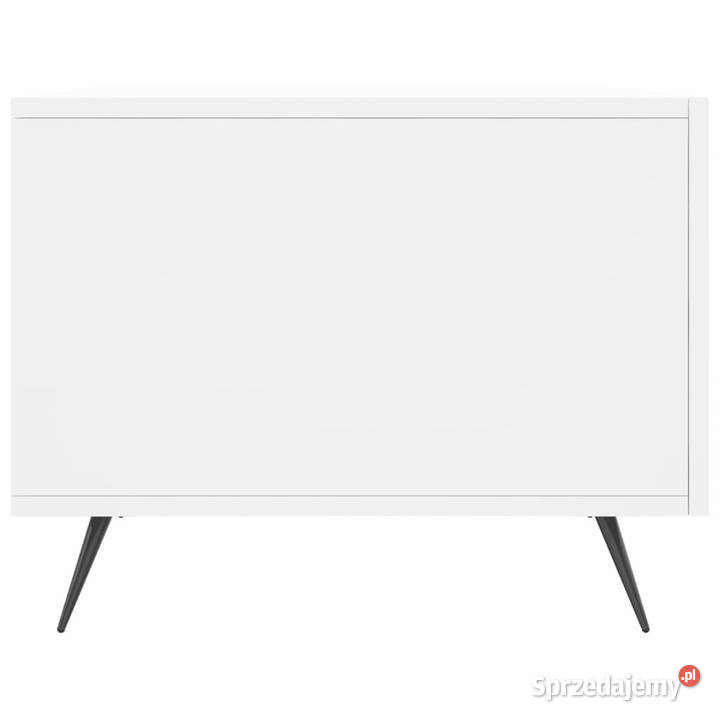 Stolik kawowy biały 50x50x40 materiał Warszawa
