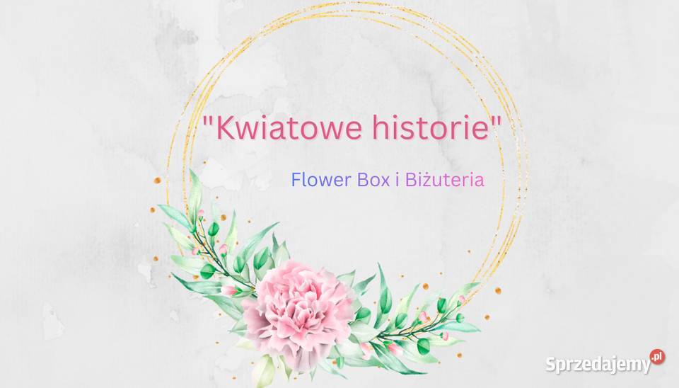 Flower Box z bransoletką Gdańsk