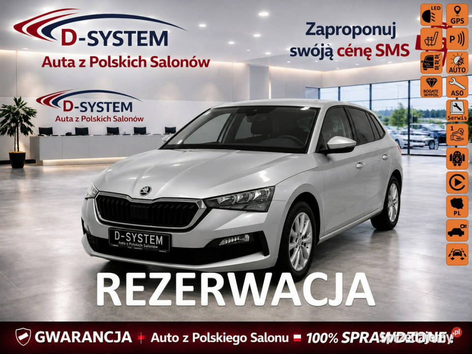 koda Scala 2023 Salon Polska 1Właściciel nawigacja Białystok