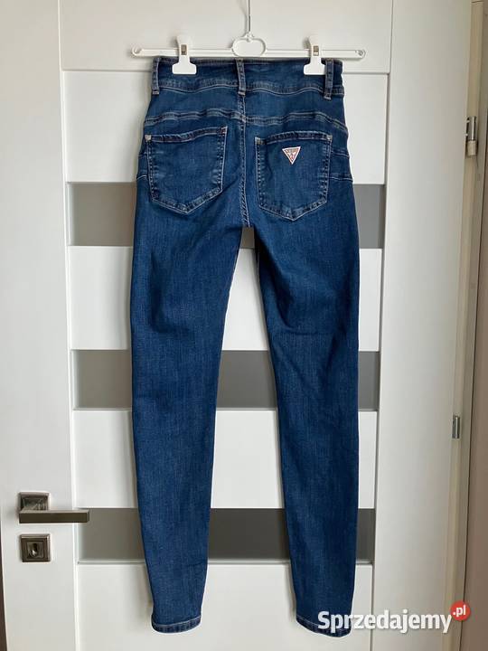 Jeansy rurki Guess Jeans wysoki stan skinny nowe podkarpackie Nisko