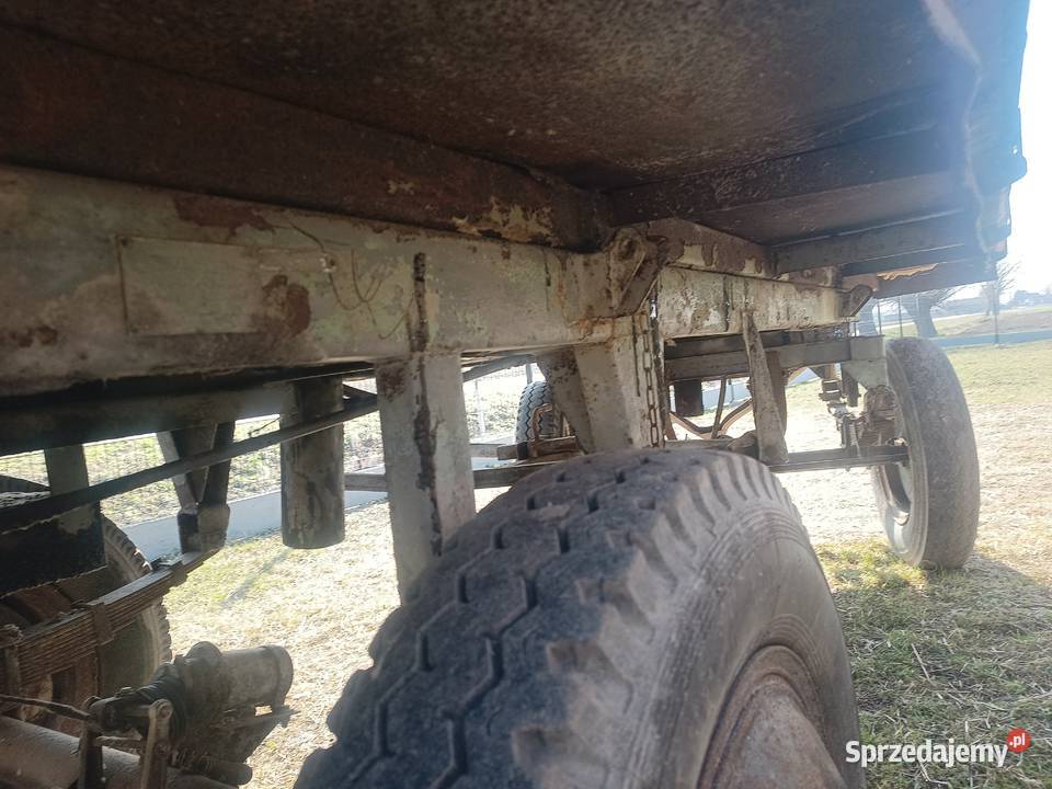 Przyczepa rolnicza dwuosiowa wywrotka Łubnice