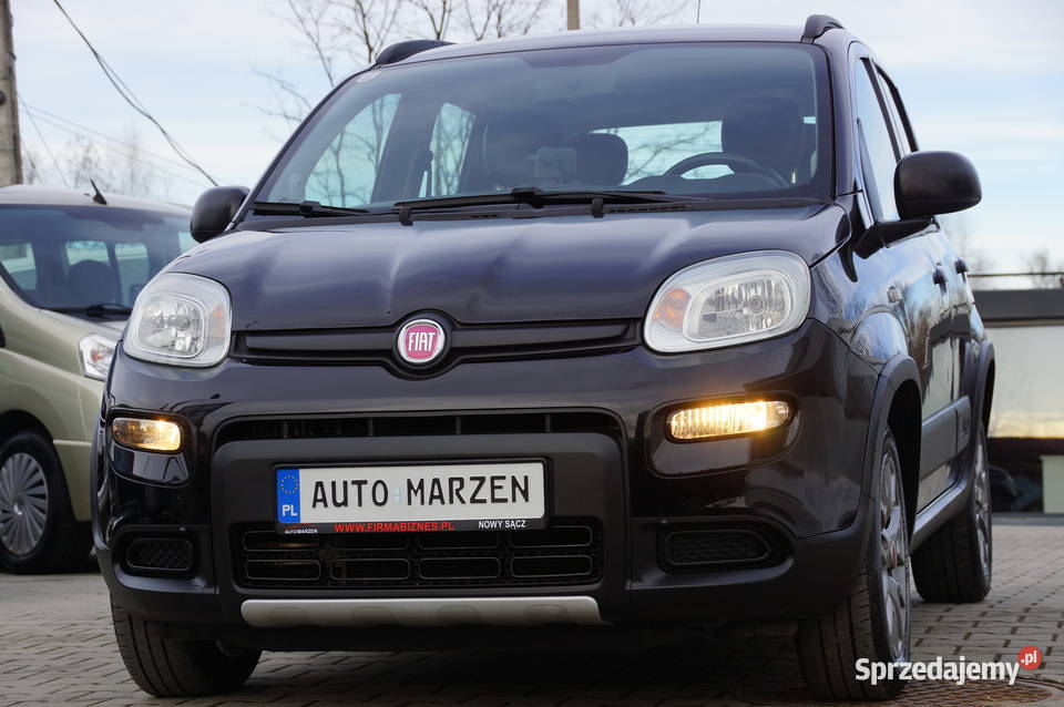 Fiat Panda 09 Benzyna 85 4x4 Klimatyzacja Hak Samochody osobowe Nowy Sącz
