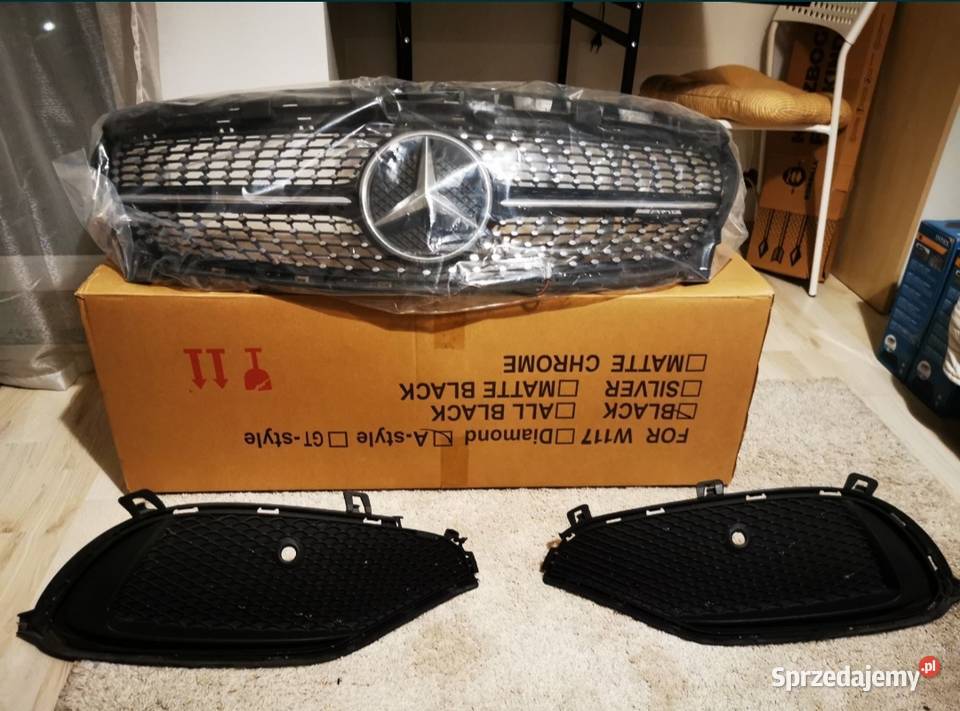 Mercedes CLA grill diamond kratki zderzaka Poznań
