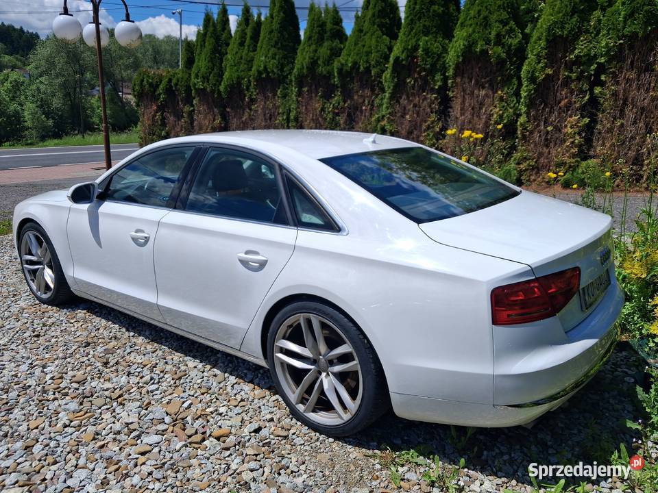 Audi A8 42 TDI D4 biala chip 400 bogata masaże