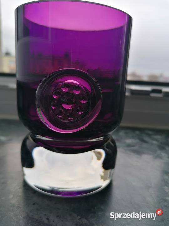 Stare szkło szklanica z pieczęcią Mielec