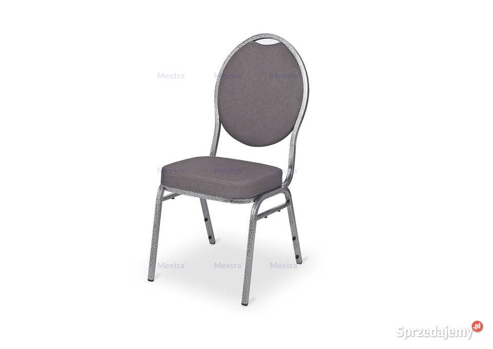 Krzesło krzesła bankietowe, hotelowe HERMAN DELUXE szary