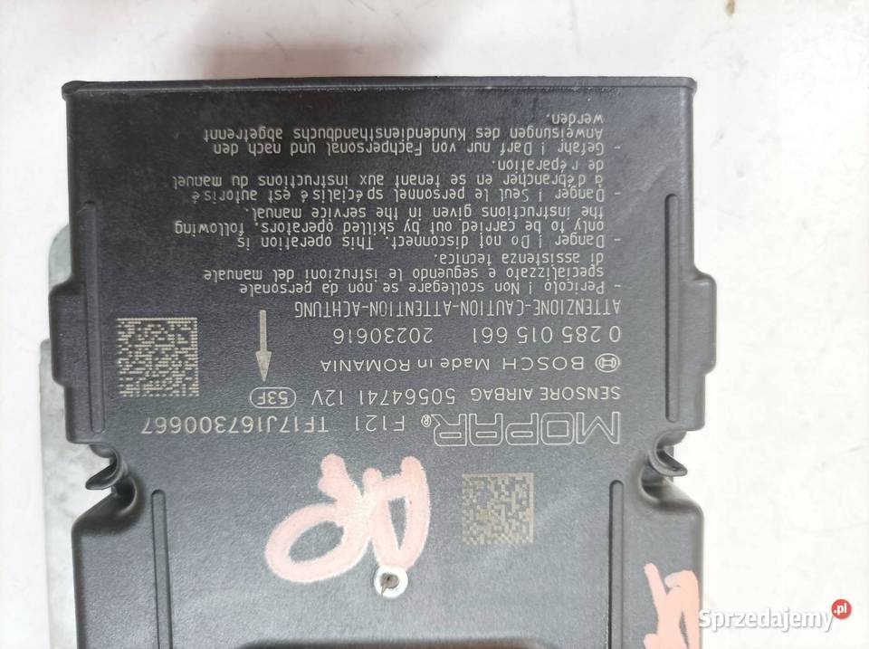 SENSOR AIRBAG 50564741 0285015661 Alfa Romeo