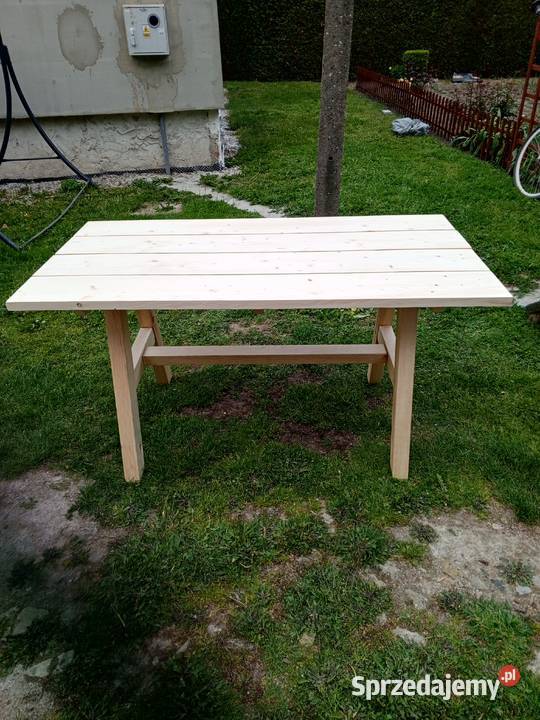 Stół ogrodowy drewniany 80cm Stoły Bolkowice