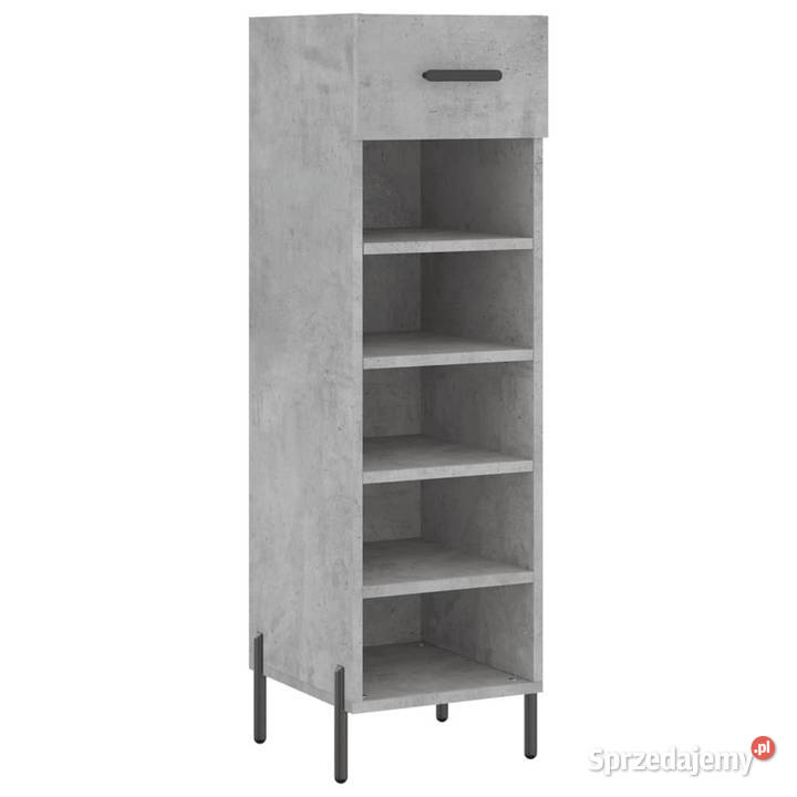 Szafka na buty szarość betonu 30x35x105 WM829688 Warszawa
