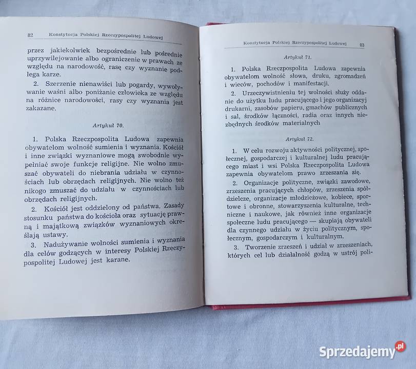 Bolesław Bierut O Konstytucji Polskiej Antykwariat Koźminek