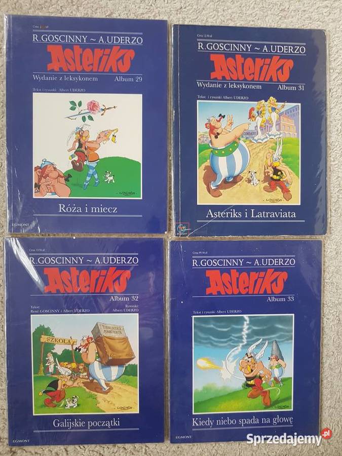 Asterix zestaw 32 albumów wydanie 2 z leksykonem Polskie Gdynia sprzedam
