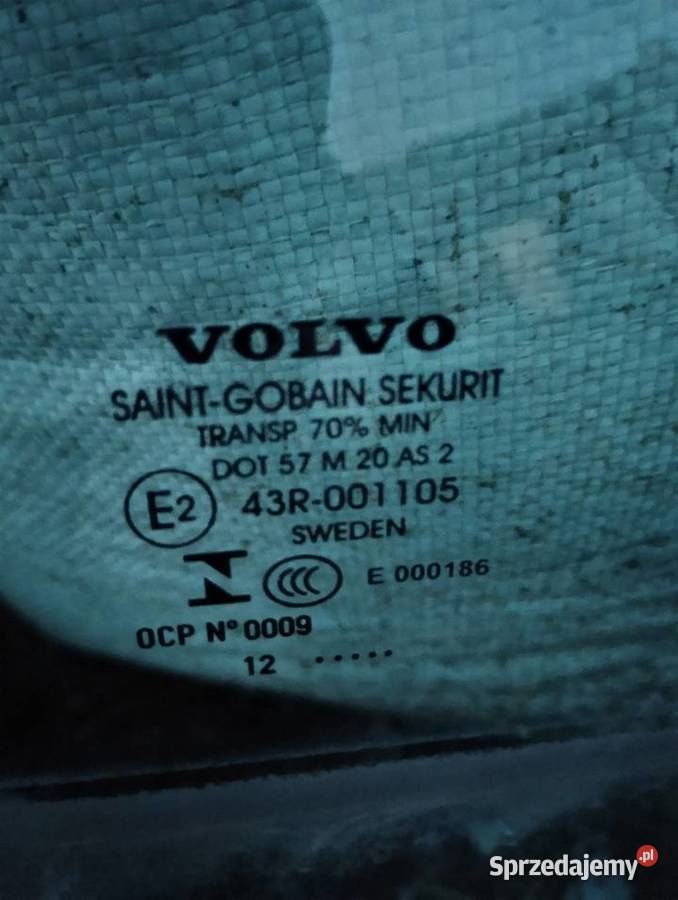 Szyba lewy tył Volvo S60 II V60 drzwi lewy przód podlaskie