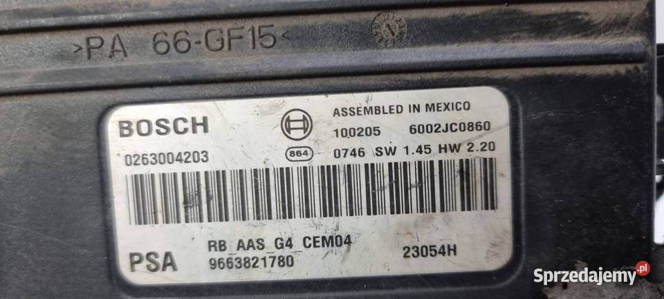 MODUŁ CITROEN C5 9663821780